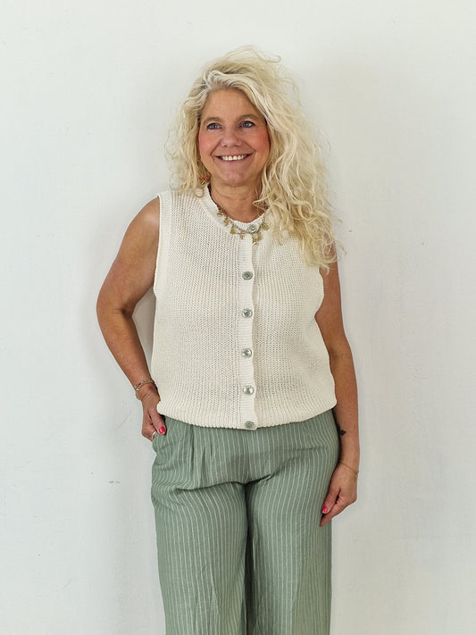 Chantal vest - Ecru