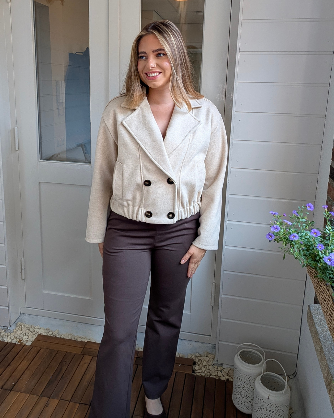 Tussenjas Sanne - Beige