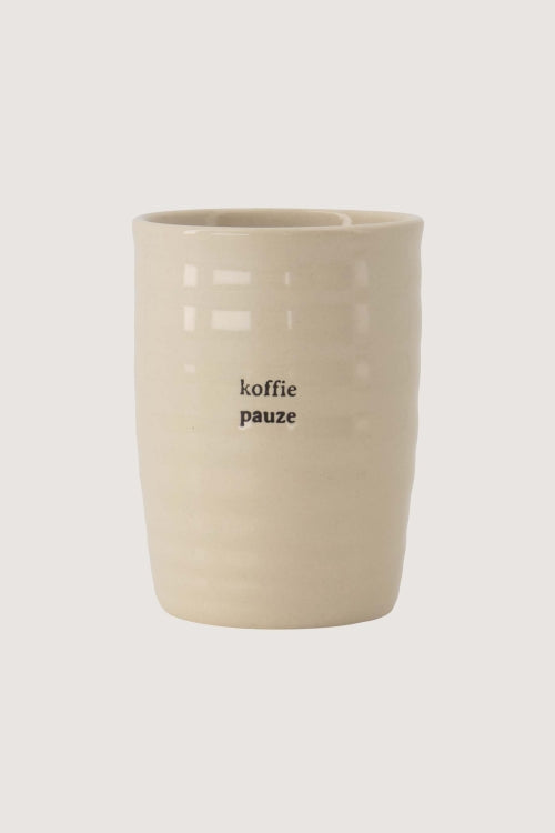 Zusss koffiemok koffie pauze - Sand