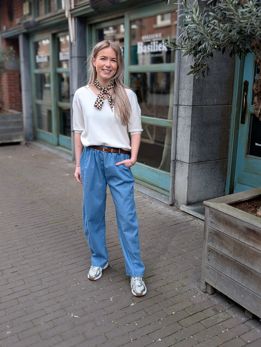 Bailey ballon broek - Jeans blauw