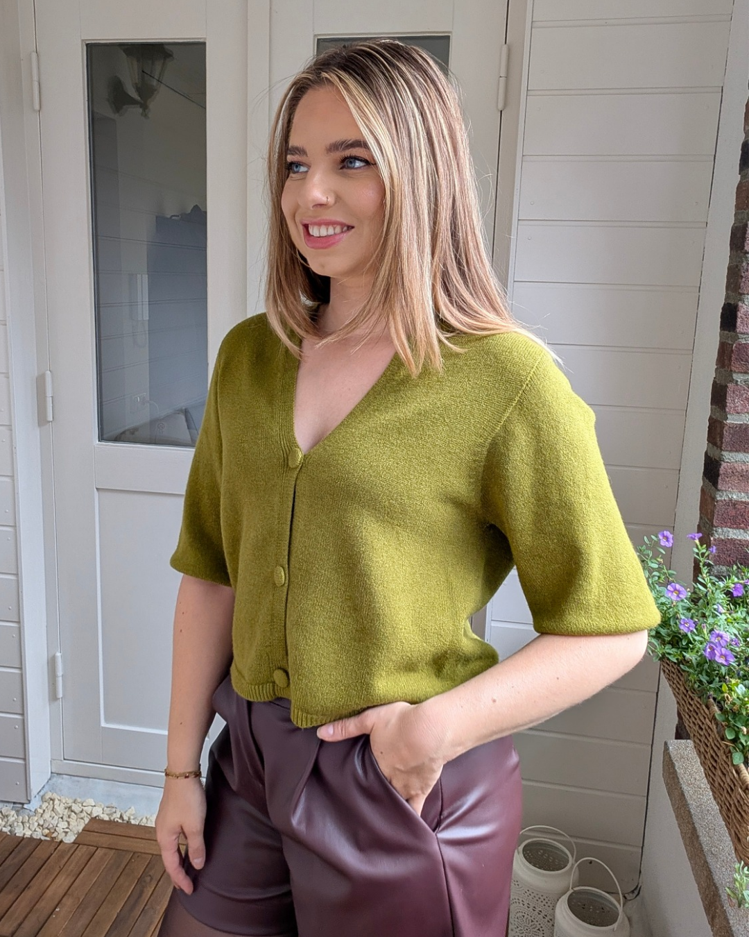 Vest Shanna - Mosgroen