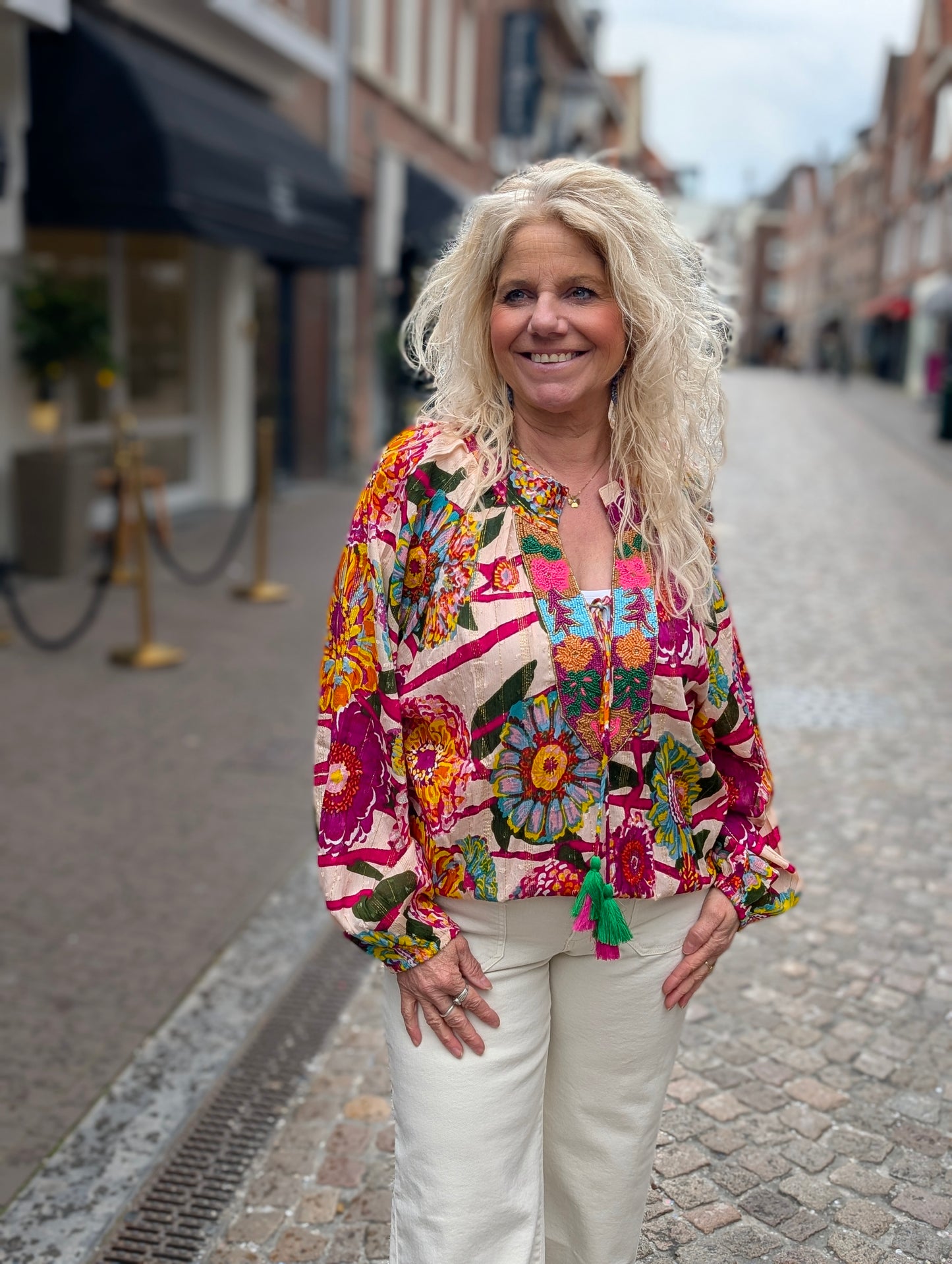 Boho siara print blouse - Multicolor
