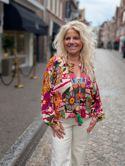 Boho siara print blouse - Multicolor