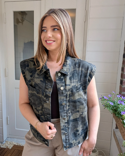 Jenny Gilet - Camouflage