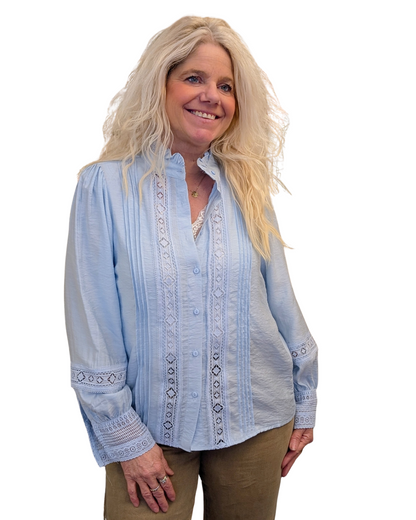 Fay blouse - Licht blauw