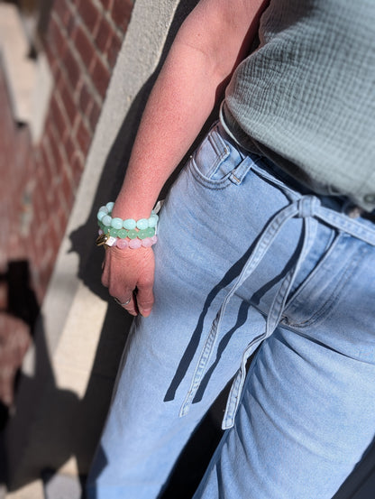 Laulia wide leg jeans met koord