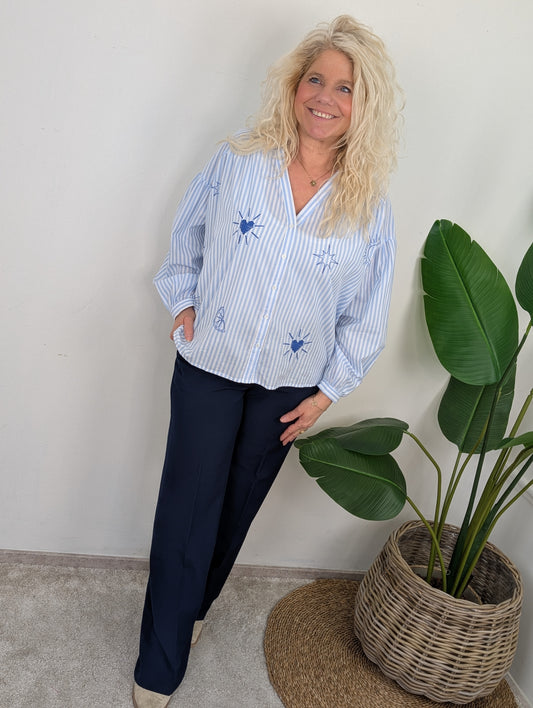 Red Button Claudette Palazzo pi - Dark blue