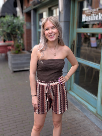 Bandeau top Emma - Bruin