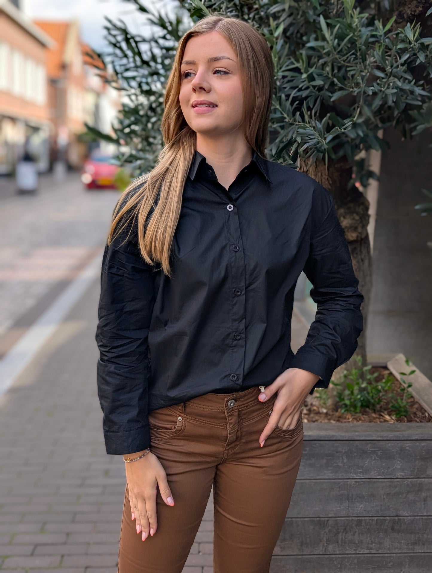 New York blouse - Zwart