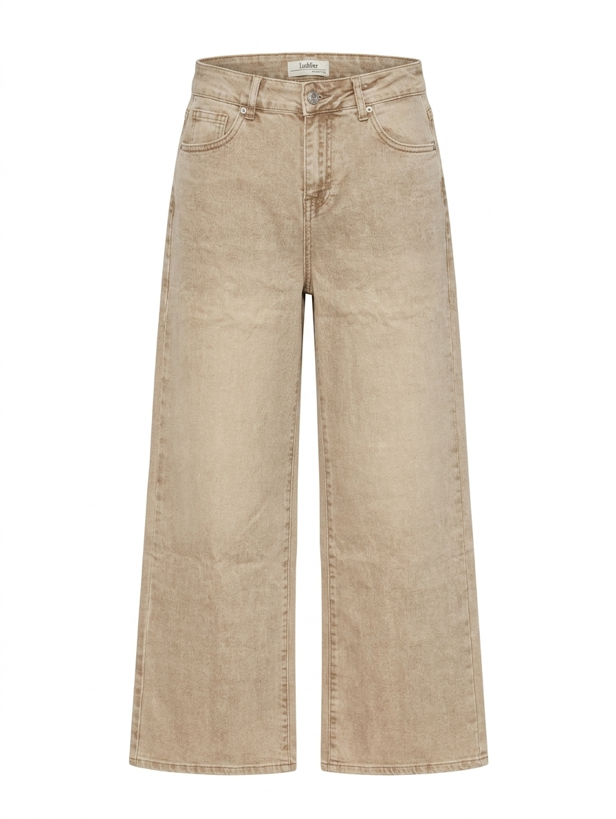 Redial wide leg Evy - Brown wash