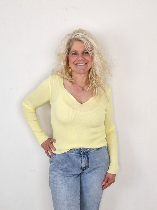 Babs top - Yellow