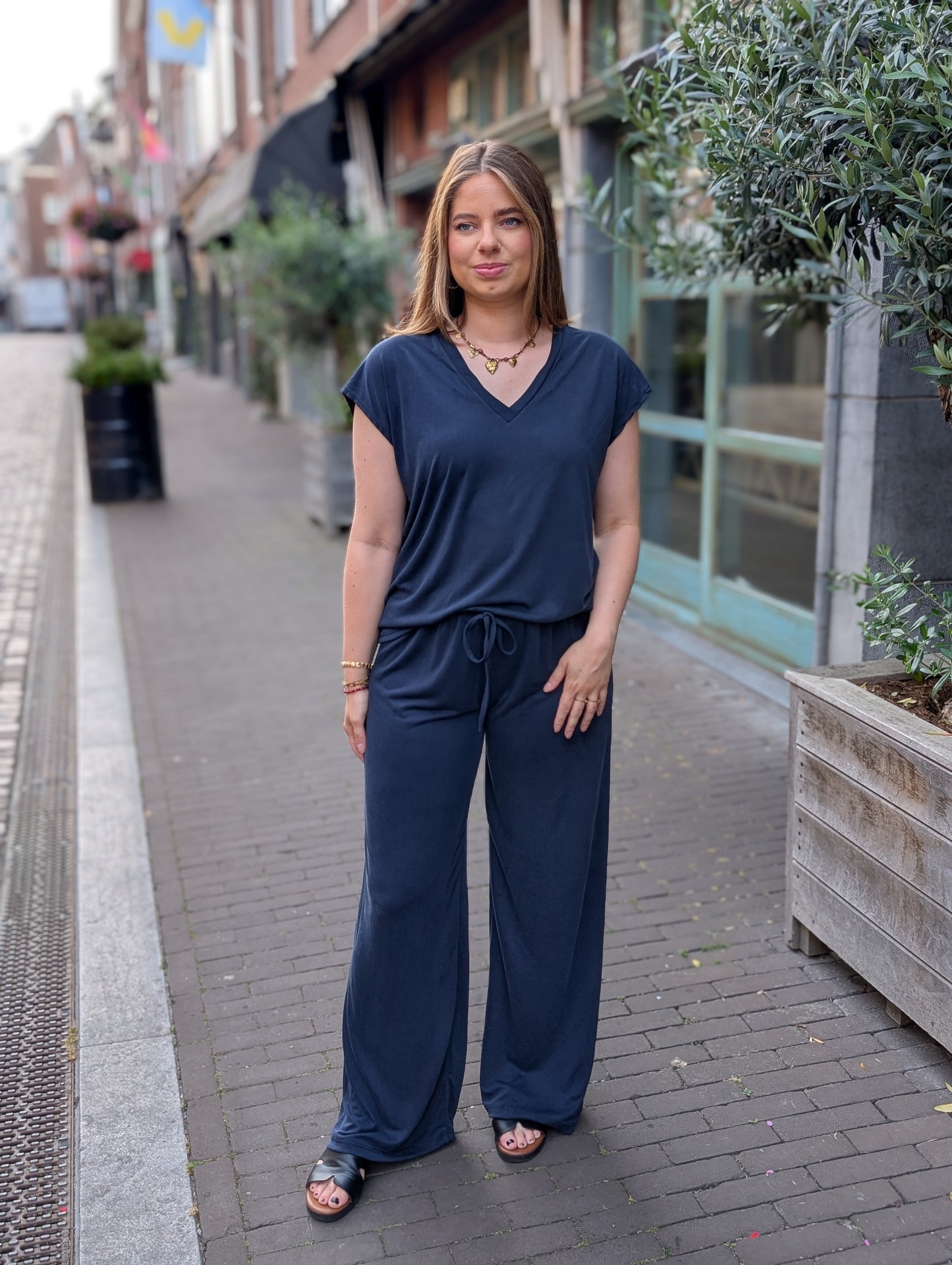 Comfy top - Donkerblauw