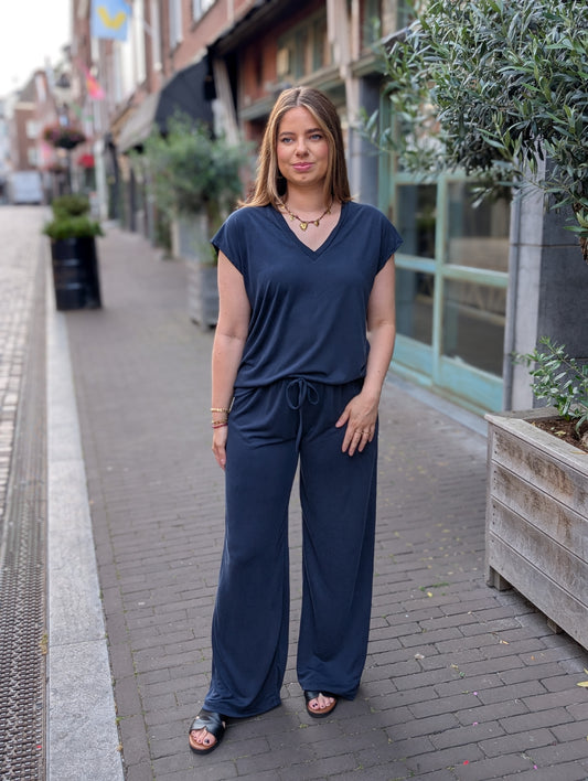 Comfy broek - Donkerblauw