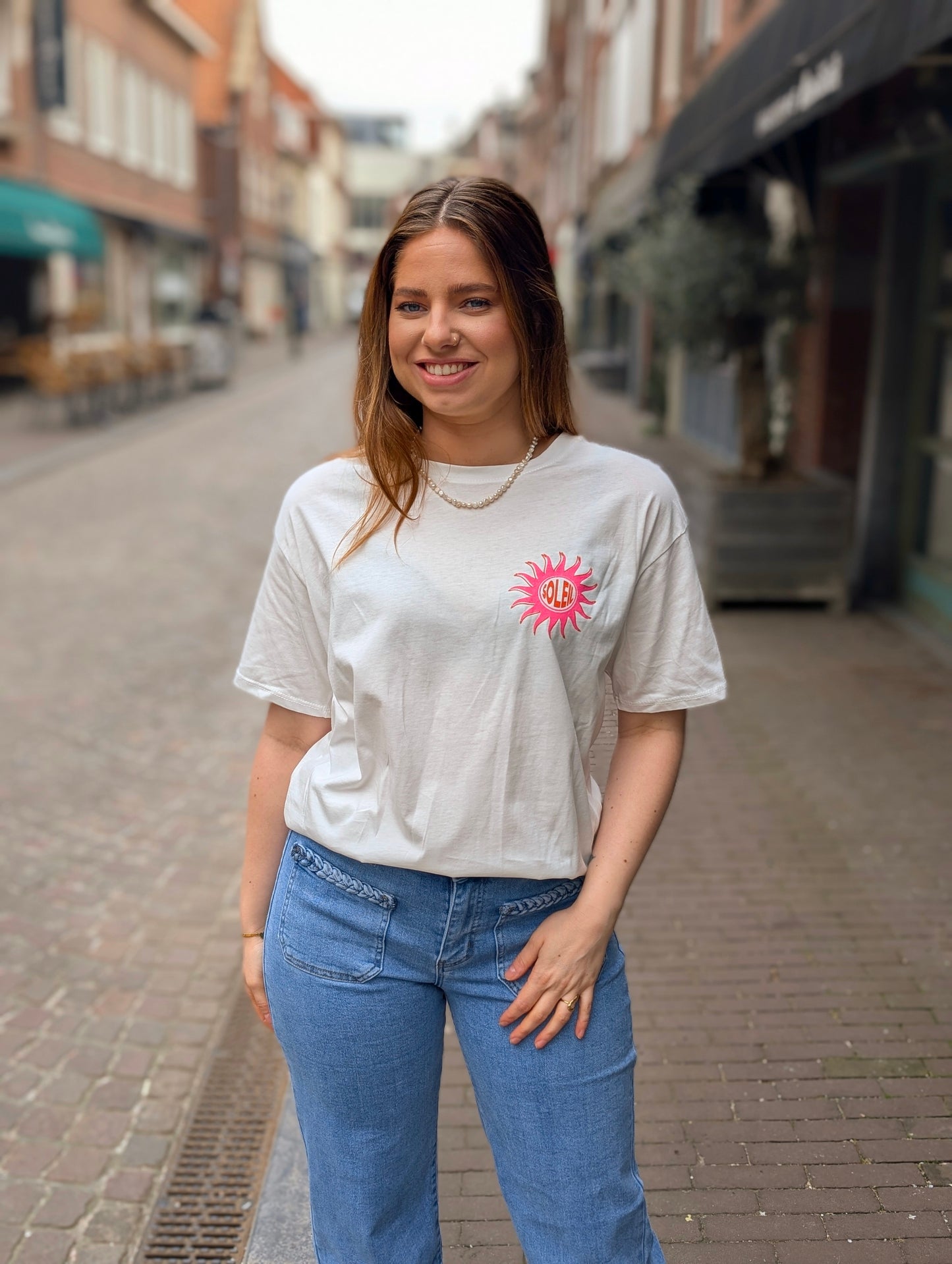 Paradise soleil shirt - Wit