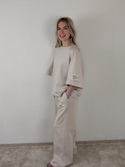 Pascal huispak shirt met broek - Beige