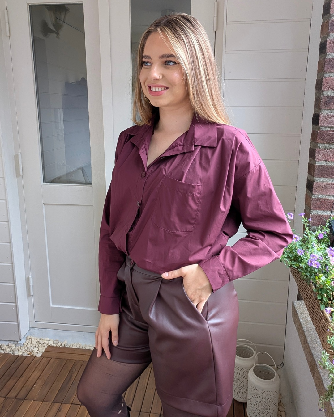 Blouse Kiki - Bordeaux