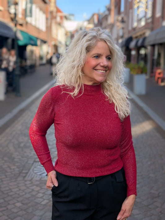 Tasy glitter coltrui - Rood