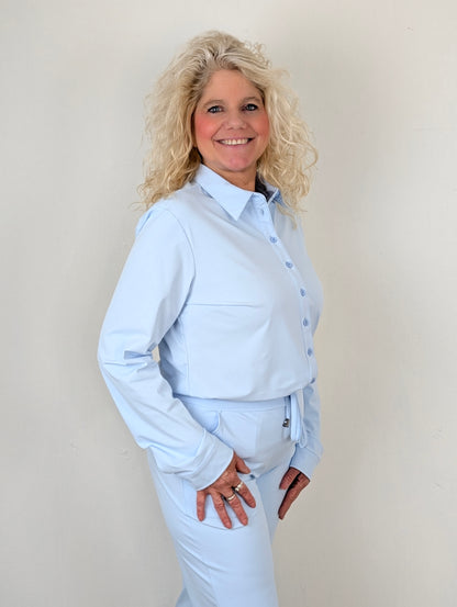 Mi Piace Karin blouse - Light blue