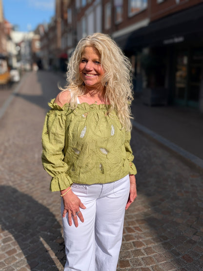 Boho blouse Lena - Groen