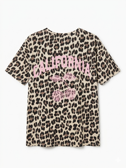 Wild Cherry Tee - Leo/Pink