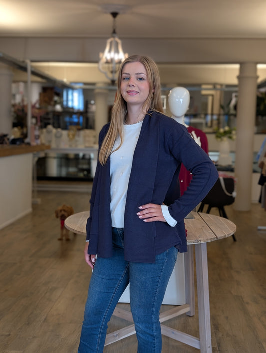 Mid basis vest Mirthe - Donkerblauw