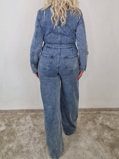 Noa jeans jumpsuit - Blauw