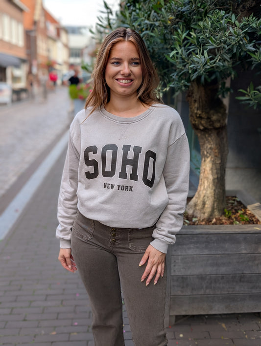SOHO Sweater - Washed Sand
