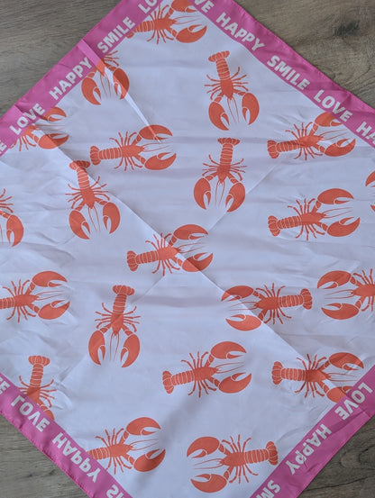 Kreeft sjaal - Roze / orange