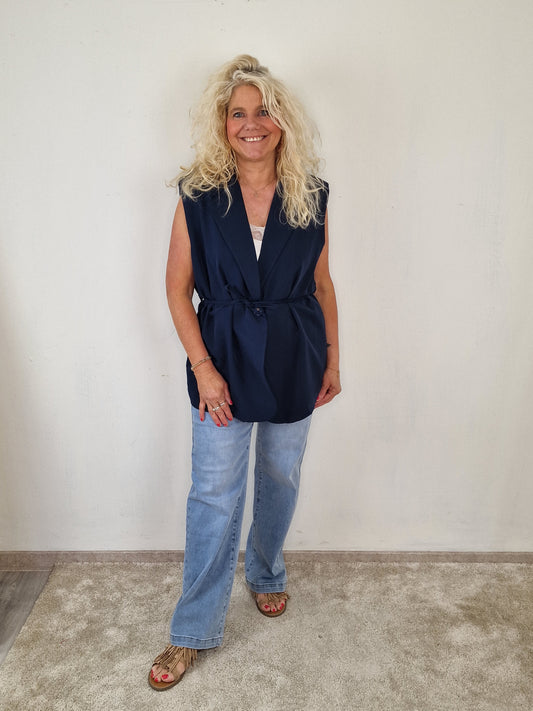 Blazer gilet Renke - Donkerblauw