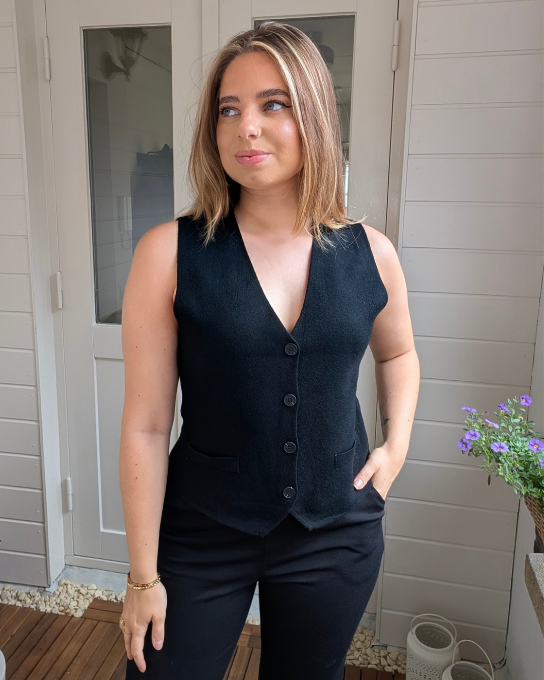 Gilet Bibi - Zwart