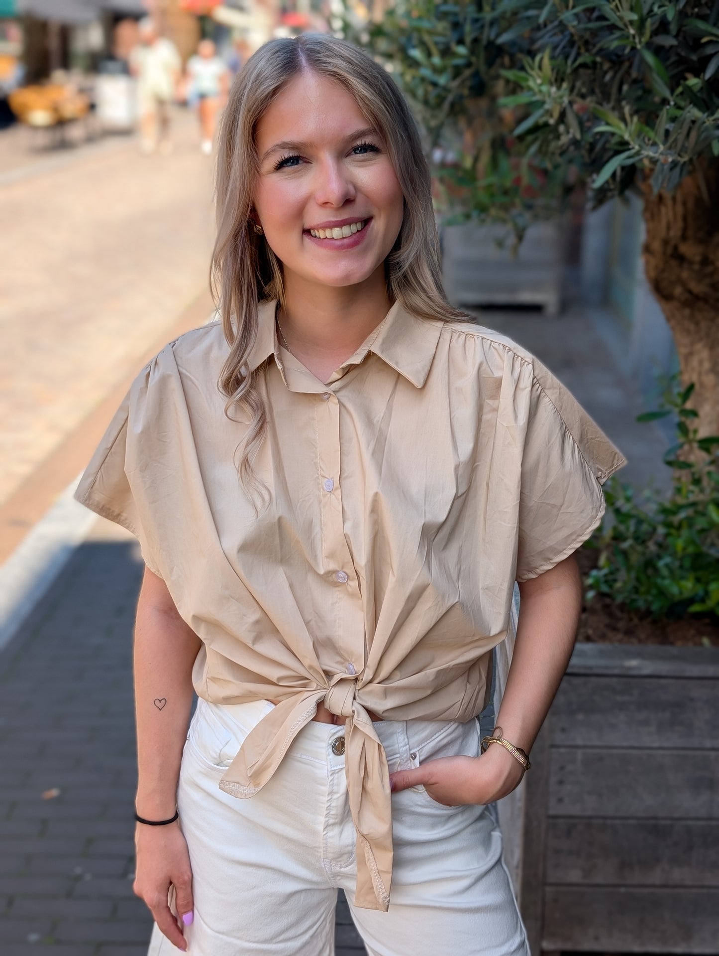 Withyan blouse - Beige