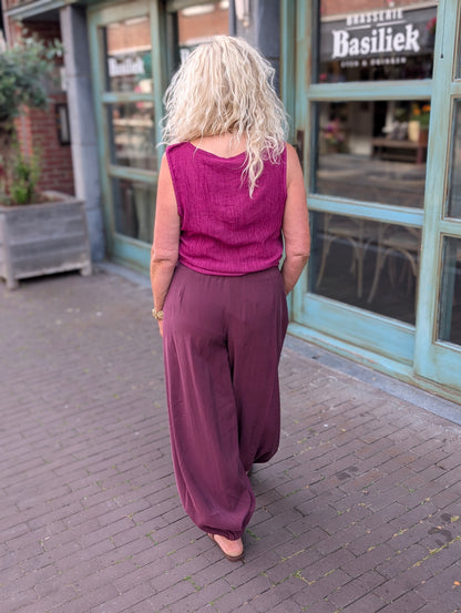 Maya ballon broek - Bordeaux rood