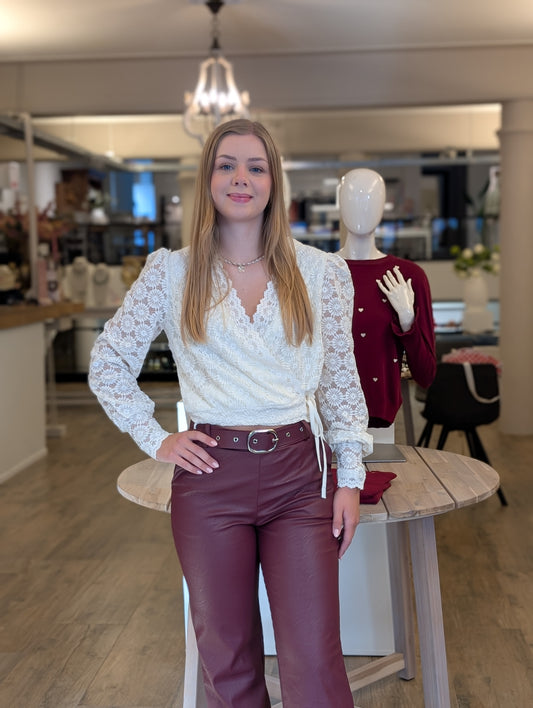 Overslag top Ella - Ecru
