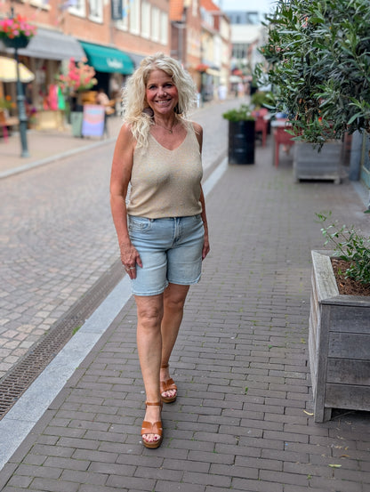 Norfy jeans short - Light wash