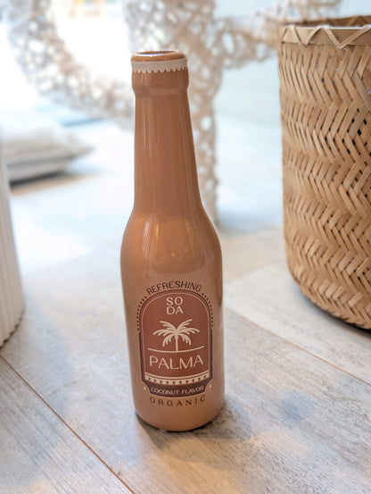 Palma vaas - Cacao bruin