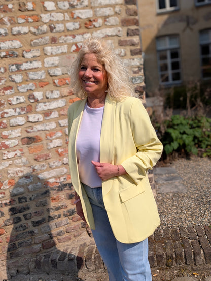 Basis blazer Khloé - Geel