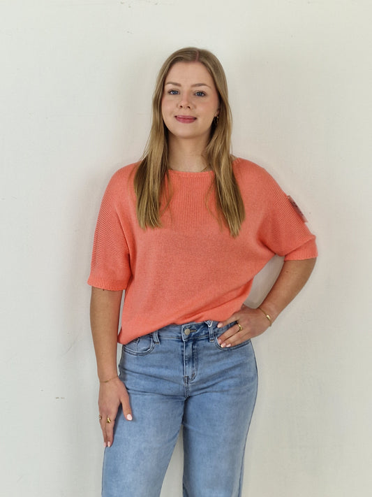 Sunset knit - Koraal