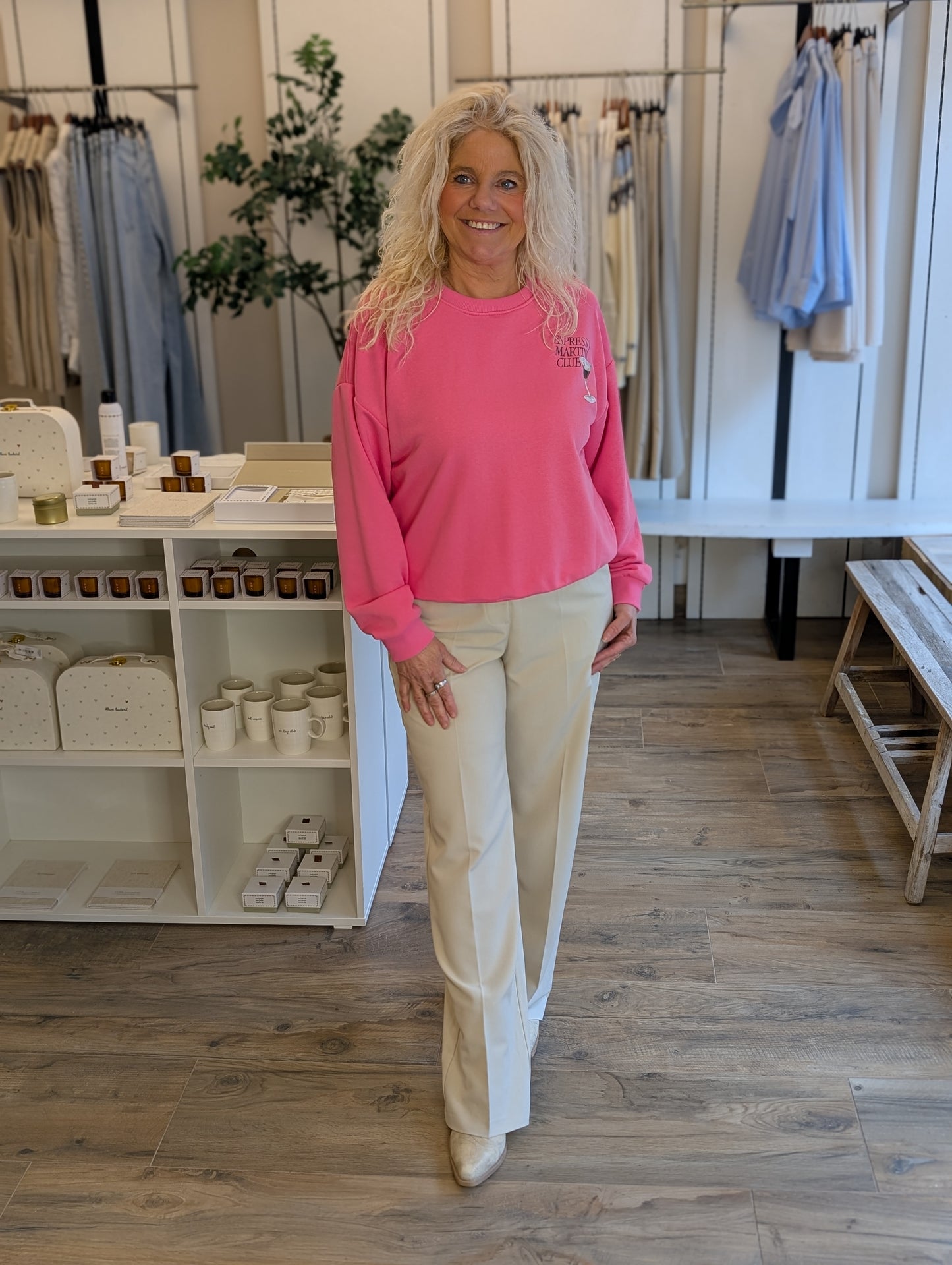 Espresso Martini club sweater - Roze