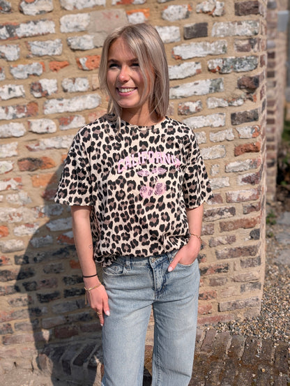 Wild Cherry Tee - Leo/Pink