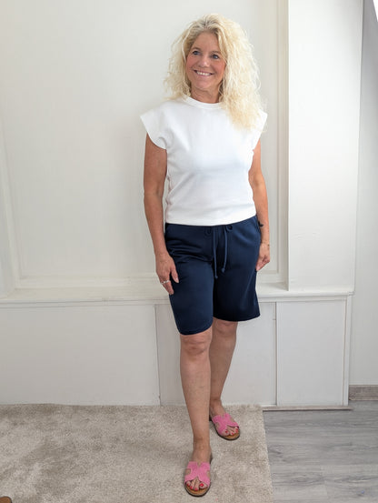 Sany jersy short - Blauw