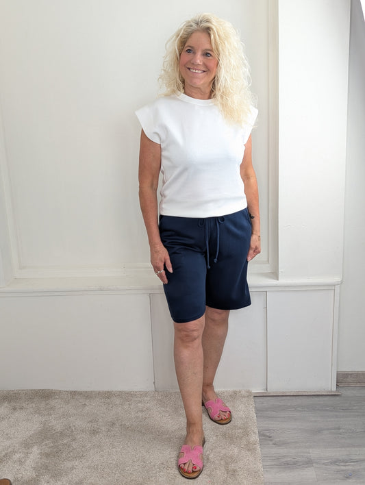 Sany jersy short - Blauw