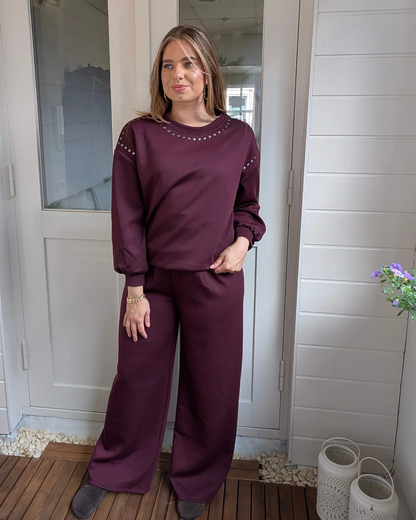 Comfy set studs - Bordeaux