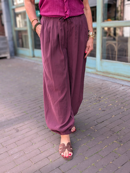 Maya ballon broek - Bordeaux rood