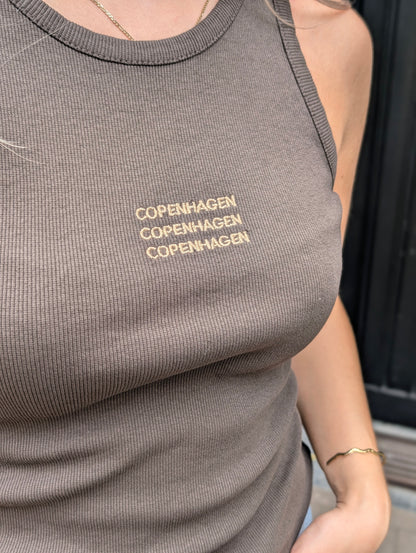 Copenhagen top - Donkerbruin