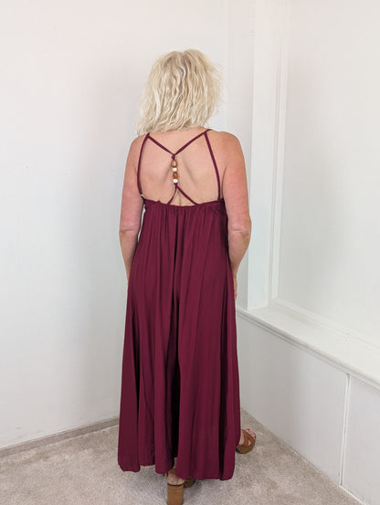 Sunset maxi dress - Bordeaux