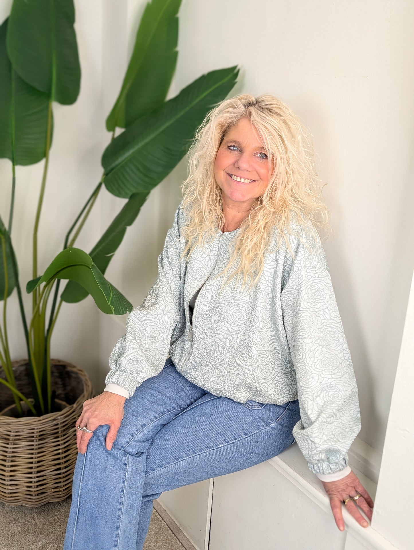 Rose bloom bomber - Mint