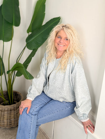 Rose bloom bomber - Mint