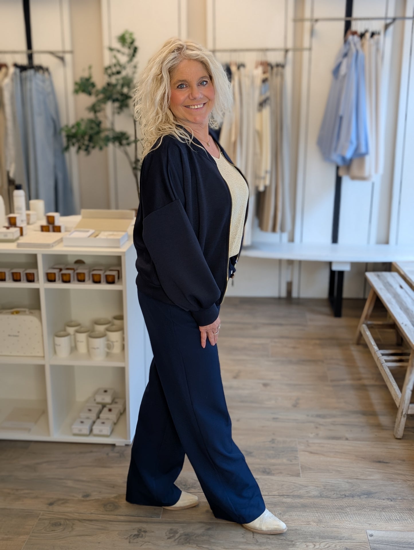 Esmee bomber jacket - Donker blauw