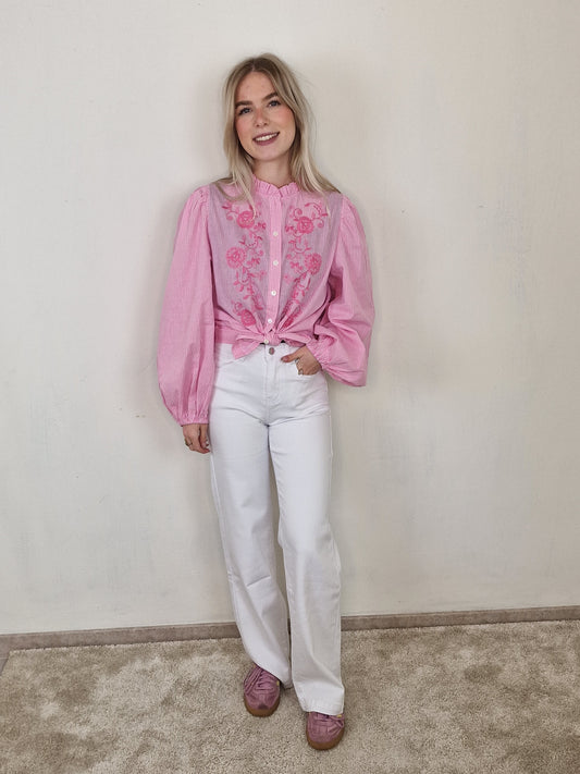 Monday straight leg jeans Joelle - Wit
