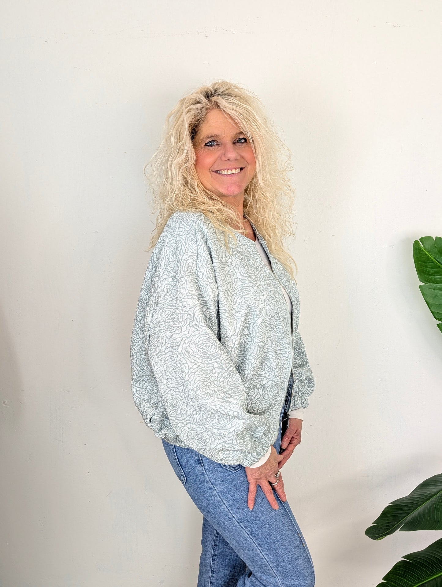 Rose bloom bomber - Mint